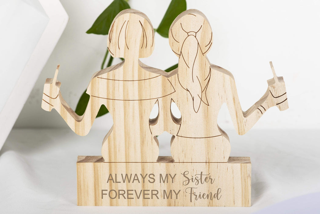 BOBO Bestie 2021 Graduation Wooden Sculpture Gifts, Senior Graduate 2021 Wood Gifts Home Decor BB01 wood sculpture