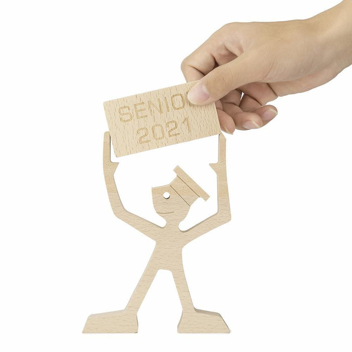 Gosszy Class of 2021 Graduation Wooden Sculpture Gifts, Senior Graduate 2021, Perfect Gifts For Decoration wood sculpture