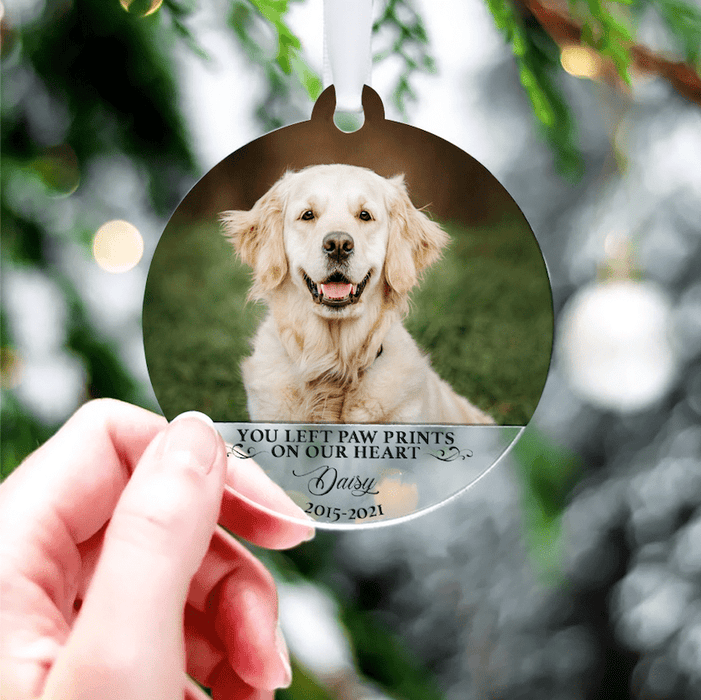 Gosszy Custom Photo Pet Acrylic Ornaments, Dog Lover Gift, Cat Lover Gift, Christmas Gift Acrylic Ornament 1 Piece / One Size