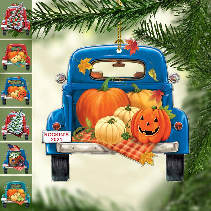 Gosszy Custom Truck Acrylic Ornament For Christmas Day Acrylic Ornament 1 Piece / One Size