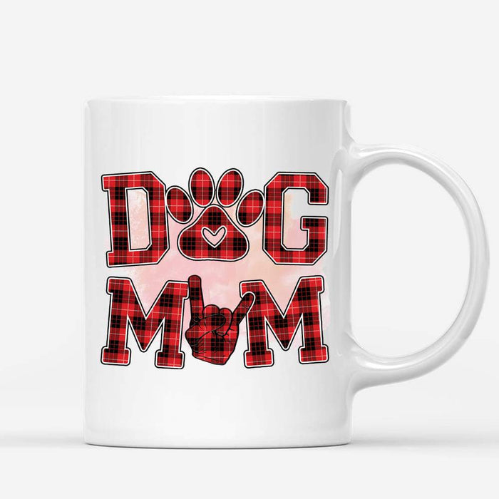 Gosszy Dog Mom Pattern Color Coffee Mug, Gift Ideas For Dog Mom, Dog Lovers Gift mug