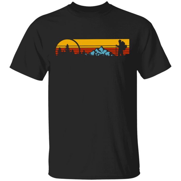 CustomCat Gosszy - camping vintage - tshirt Apparel G500 Gildan 5.3 oz. T-Shirt / Black / S