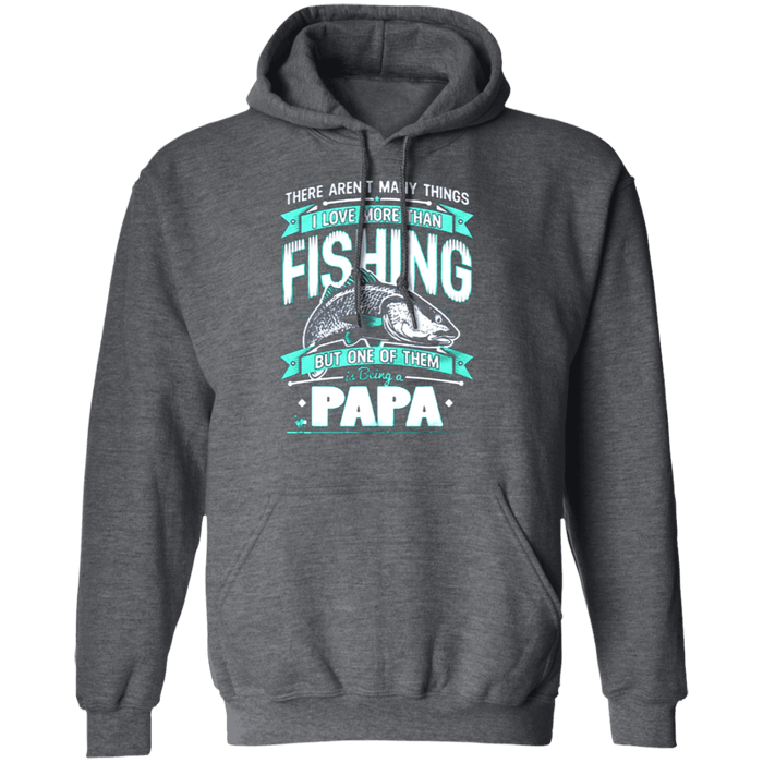 CustomCat Gosszy - Fishing PaPa - tshirt Apparel G185 Gildan Pullover Hoodie 8 oz. / Dark Heather / S