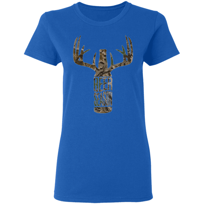 CustomCat Gosszy - Hunting beer - tshirt Apparel G500L Gildan Ladies' 5.3 oz. T-Shirt / Royal / S