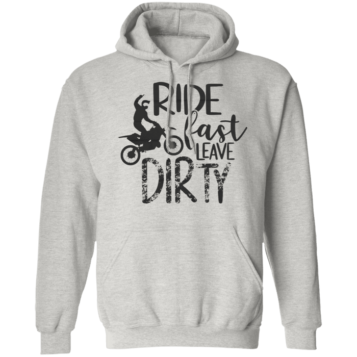 CustomCat Gosszy - Ride Fast motocross Apparel G185 Pullover Hoodie 8 oz. / Ash / S