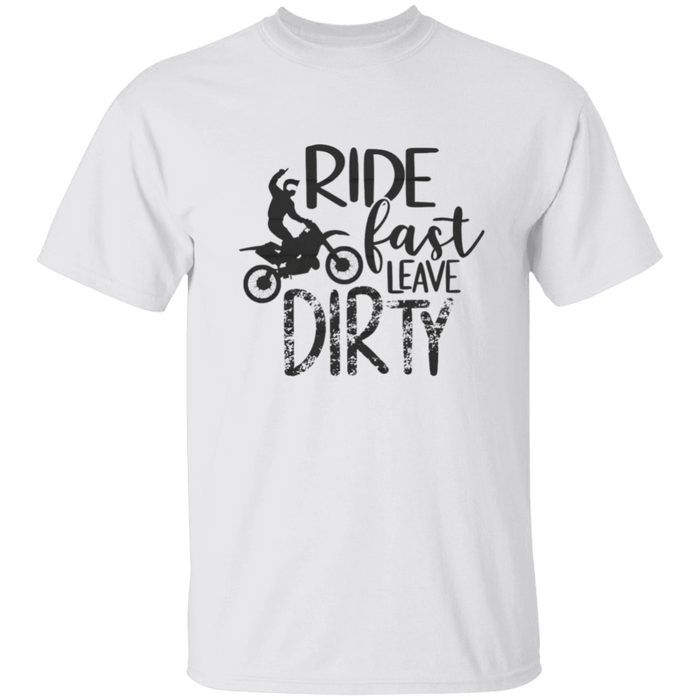 CustomCat Gosszy - Ride Fast motocross Apparel G500 5.3 oz. T-Shirt / White / S