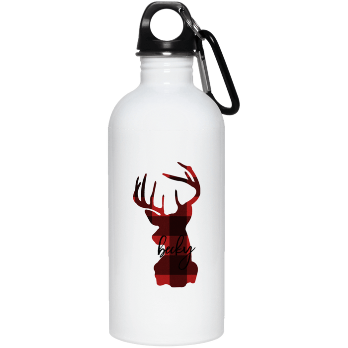 CustomCat Gosszy - WhiteWaterBottle_hunting Drinkware White / One Size