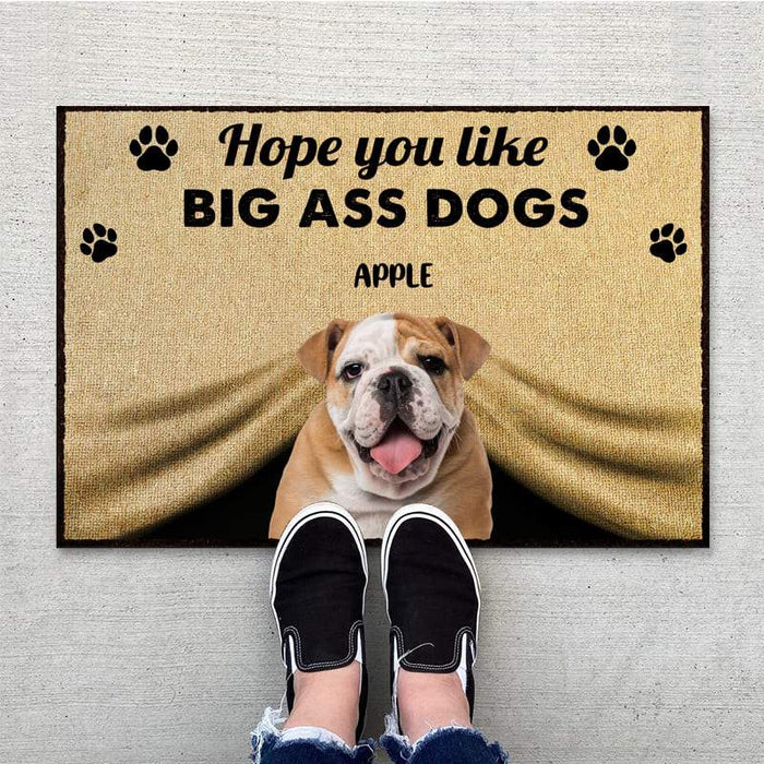 Gosszy Hope You Like Big Ass Dog Doormat, Upload Dog Image, Dog Lover Gift Doormat
