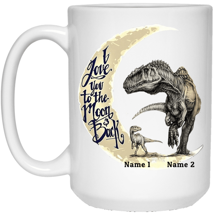 CustomCat mom and child mug Apparel 21504 15 oz. White Mug / White / One Size
