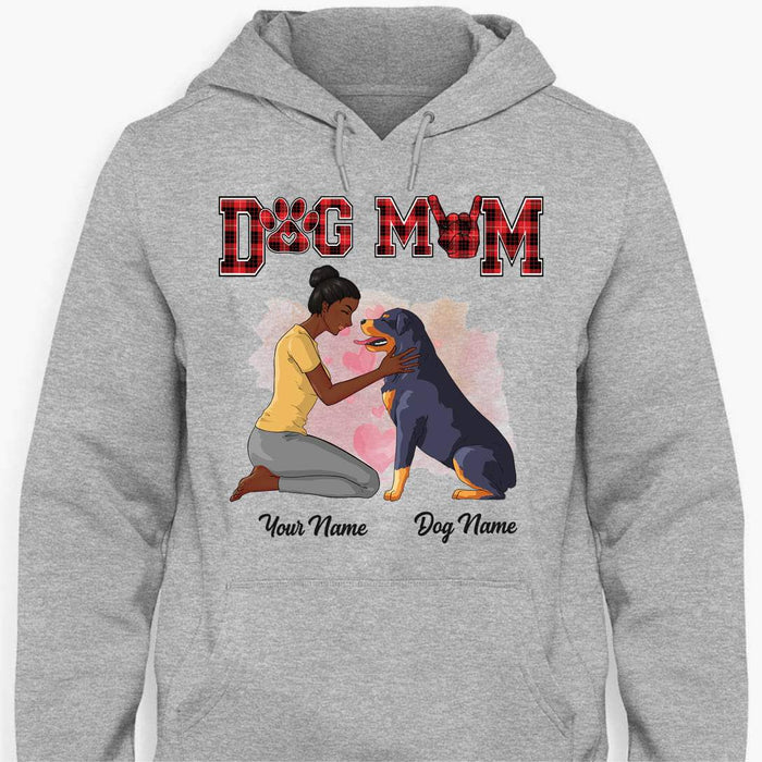 Gosszy Perfect Dog Mom Shirt, Dog lovers, Mother Day, Dog Mom Gift, Dog Lover Gift Tshirt Pullover Hoodie / Sport Grey Color / S