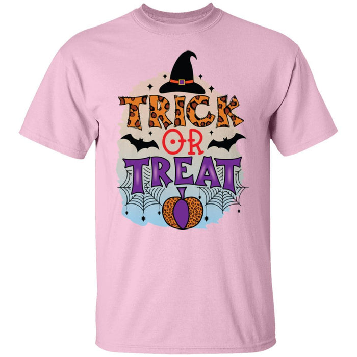 CustomCat Trick Or Treak, Perfect Gift Halloween For Family Apparel G500 5.3 oz. T-Shirt / Light Pink / S