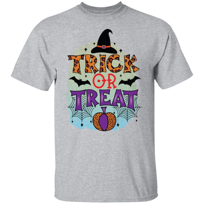 CustomCat Trick Or Treak, Perfect Gift Halloween For Family Apparel G500 5.3 oz. T-Shirt / Sport Grey / S