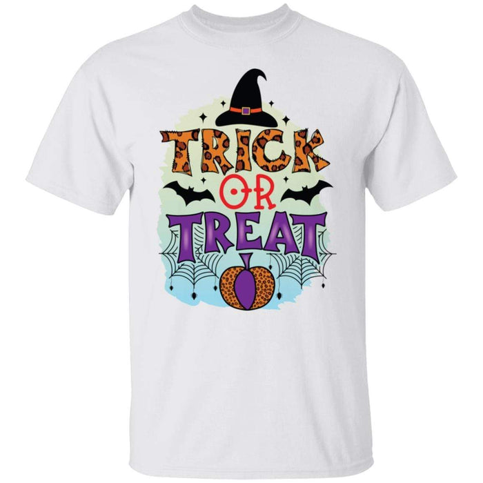 CustomCat Trick Or Treak, Perfect Gift Halloween For Family Apparel G500 5.3 oz. T-Shirt / White / S