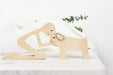 Gosszy A Man with Floppy ears and Short tail Dog Wood Sculpture, Dog Lovers Gift, Home Decor 23 wood sculpture