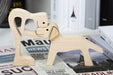 Gosszy A Stand Man with V-Shaped Floppy Ears Short Tail Dog Wood Sculpture, Dog Lovers Gifts, Home Decor 08 wood sculpture