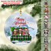 Gosszy All Roads Lead Home For Christmas, Dog Lovers Gift, Christmas Gift, Ornament, Truck Ornament Ornament