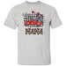 CustomCat Blessed Nana Christmas Truck T-shirt, Christmas Gift Apparel Basic T-Shirt / Ash / S