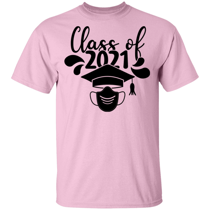 CustomCat Class of 2021-2, graduation shirt, graduation gift Apparel G500 5.3 oz. T-Shirt / Light Pink / S