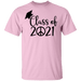 CustomCat Class of 2021 - peace, graduation shirt, graduation gift Apparel G500 5.3 oz. T-Shirt / Light Pink / S