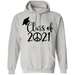 CustomCat Class of 2021 - peace, graduation shirt, graduation gift Apparel Z66 Pullover Hoodie / Ash / S