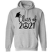 CustomCat Class of 2021 - peace, graduation shirt, graduation gift Apparel Z66 Pullover Hoodie / Sport Grey / S
