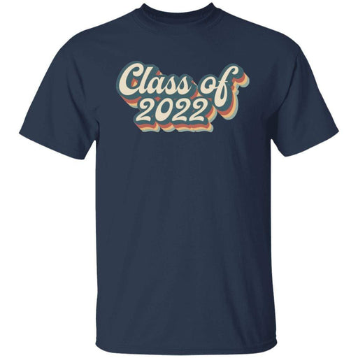 CustomCat Class Of 2022, Graduation Gift, Back To School Gift, T-shirt/Hoodie Apparel Basic T-Shirt / Navy / S