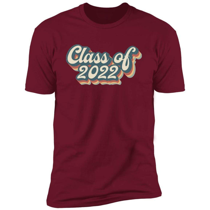 CustomCat Class Of 2022, Graduation Gift, Back To School Gift, T-shirt/Hoodie Apparel Premium T-Shirt / Cardinal / S