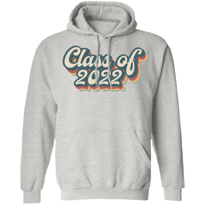 CustomCat Class Of 2022, Graduation Gift, Back To School Gift, T-shirt/Hoodie Apparel Pullover Hoodie / Ash / S