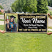 Gosszy Congratulations Class of 2021 Banner With Custom Image, Graduation Day, Senior Gift Banner