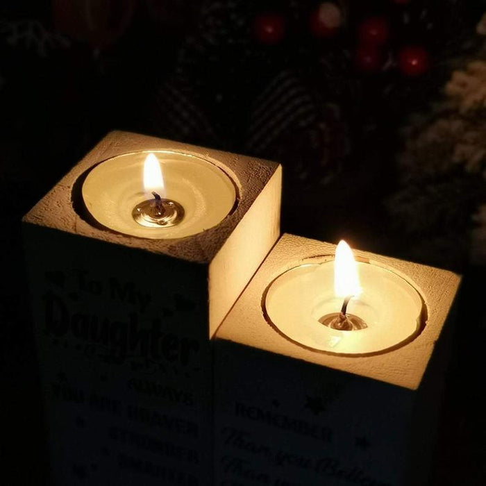 Gosszy Custom Candle Holder, Camping Gifts, Gift For Best Friend, Gift For Him, Gift For Her Candle Holder ONESIZE