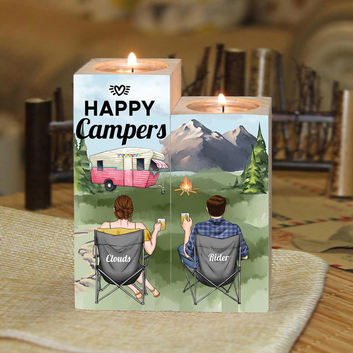 Gosszy Custom Candle Holder, Camping Gifts, Gift For Best Friend, Gift For Him, Gift For Her Candle Holder ONESIZE