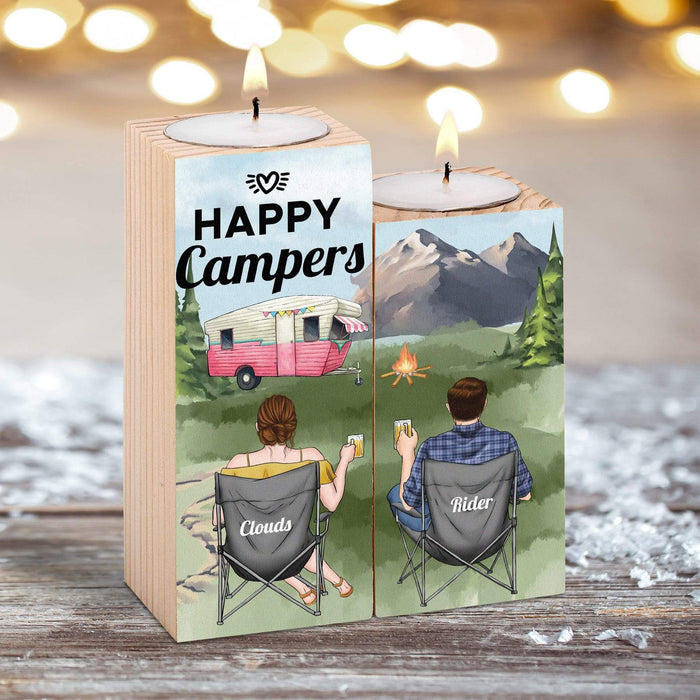 Gosszy Custom Candle Holder, Camping Gifts, Gift For Best Friend, Gift For Him, Gift For Her Candle Holder ONESIZE