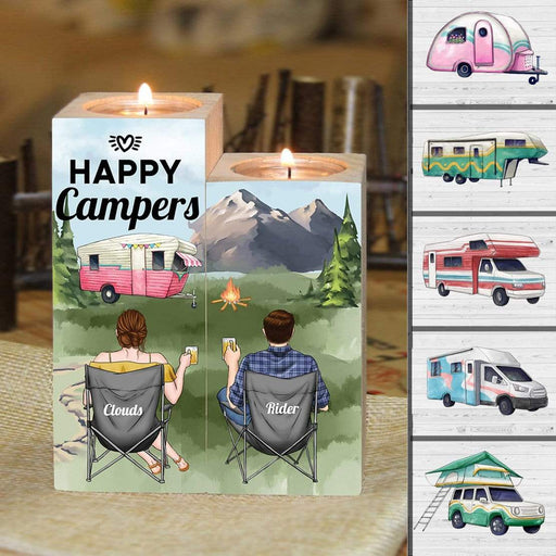 Gosszy Custom Candle Holder, Camping Gifts, Gift For Best Friend, Gift For Him, Gift For Her Candle Holder ONESIZE