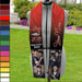 Gosszy Custom Photo Class of Stoles/Sash, Graduation Gift, Senior Gift Stoles Rectangle 6" x 72" / Silk / Rectangle Stoles