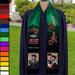 Gosszy Custom Photo Class of Stoles/Sash, Graduation Gift, Senior Gift Stoles Rectangle 6" x 72" / Silk / Rectangle Stoles