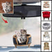 Gosszy Custom Upload Image Pet Acrylic Car Hanging Accessories, Dog And Cat Lover Gift Car Hanging 3.3 inches / Acrylic