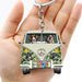 Gosszy Custom Veteran Van Dog Camping Double Sided Keychain, Dog Lover Gift Keychain Acrylic