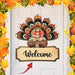 Gosszy Custom Wood Door Sign, Turkey Signs, Wellcome Autumn Hanger custom-shape wood doorsign