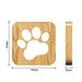 Gosszy Custom Wood Sculpture Night Light Wooden, 3D Decoration, Dog Lover Gift Led wood sculpture 19cm x19cm x 3cm