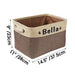 Gosszy CustomDog Toys Bin Storage, Dog Lovers Gift Storage