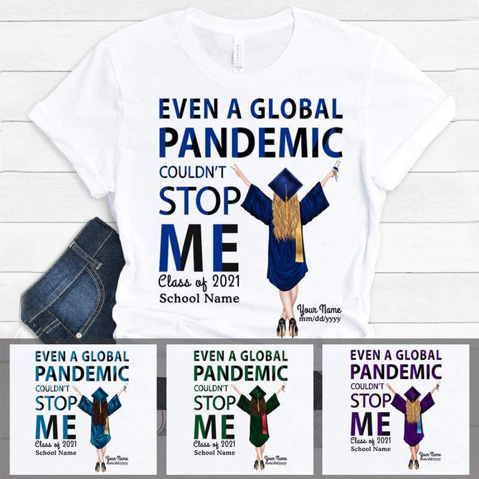 Gosszy Global Pandemic Graduation T-shirt And Hoodie, Boy And Girl Version, Senior Gift Tshirt