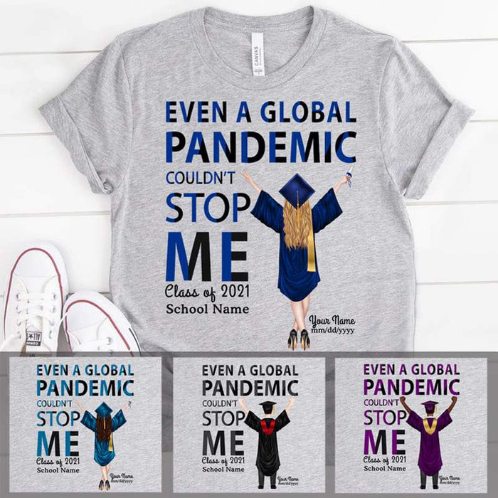 Gosszy Global Pandemic Graduation T-shirt And Hoodie, Boy And Girl Version, Senior Gift Tshirt