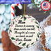 CustomCat Gossz y- Dearer Mom Circle Ornament Ornaments White / One Size