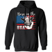 CustomCat Gosszy - Barn in the us - cow - tshirt Apparel G185 Gildan Pullover Hoodie 8 oz. / Black / S