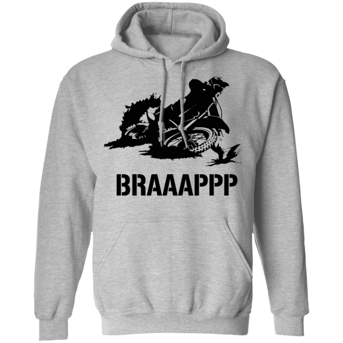 CustomCat Gosszy - Braaap Apparel G185 Pullover Hoodie 8 oz. / Sport Grey / S