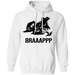 CustomCat Gosszy - Braaap Apparel G185 Pullover Hoodie 8 oz. / White / S