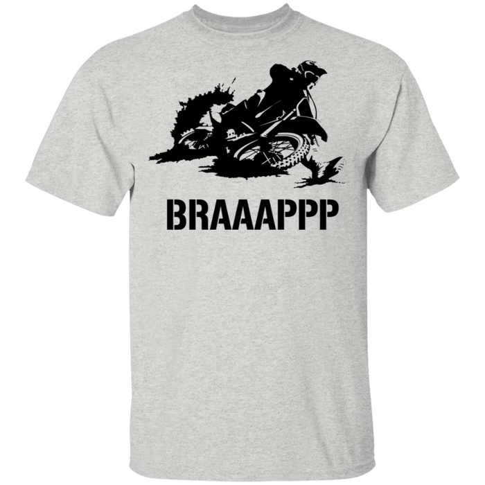 CustomCat Gosszy - Braaap Apparel G500 5.3 oz. T-Shirt / Ash / S