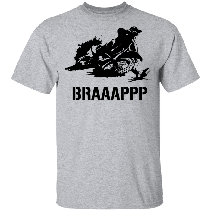 CustomCat Gosszy - Braaap Apparel G500 5.3 oz. T-Shirt / Sport Grey / S