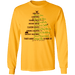 CustomCat Gosszy - Camping life tree Apparel G240 LS Ultra Cotton T-Shirt / Gold / S