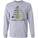 CustomCat Gosszy - Camping life tree Apparel G240 LS Ultra Cotton T-Shirt / Sport Grey / S